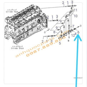 Cảm biến Rail PC200-8 PC350-8 0281002937 6754-72-1210 6754-72-1211