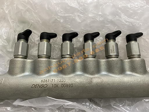 Thanh nhiên liệu (Common Rail) PC400/ PC450/ SAA6D125E/ SAA6D140E/ SAA6D170E 6261-71-1220