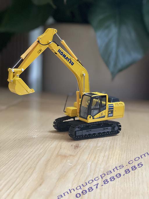 Mô hình máy xúc Komatsu