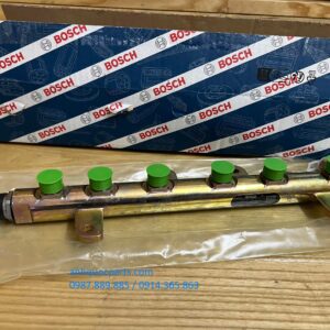 Fuel rail Bosch Common Rail – phụ tùng máy xúc Komatsu
